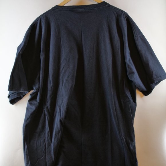 Vintage Marithe Francois Girbaud 3D Spell Out Short Sleeve Size XXL Blue - Picture 7 of 7